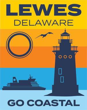 Lewes Breakwater Magnet