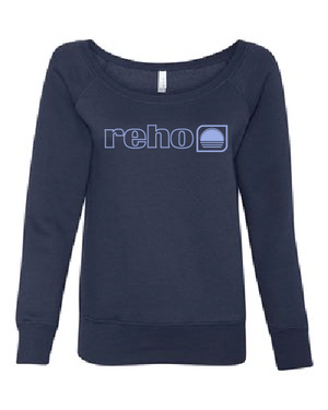 Reho Scoop Neck Sweatshirt / Navy