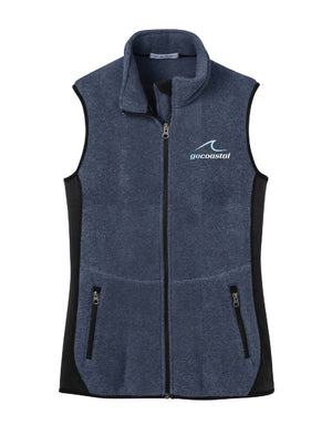 Women's Sherpa Fleece Vest (Wave)